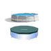 Intex 10'x30" Round Above Ground Swimming Pool & 10' Round Swimming Pool Cover - 40