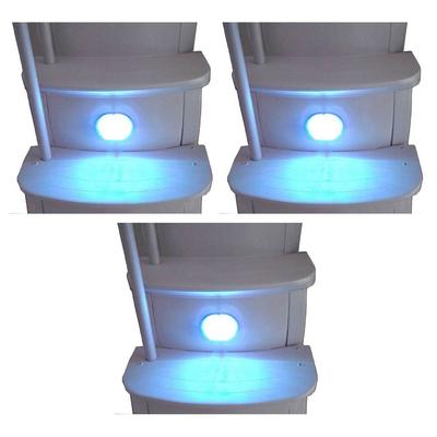 3) Main Access 200680 Swimming Pool Ladder Steps Entry System Smart LED Lights - 55.2