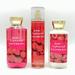 Bath & Body Works Sun-Ripened Raspberry 10oz Shower Gel 8oz Fine Fragrance Mist and 8oz Body Lotion 3-Piece Bundle