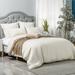 WHOLINENS Stone Washed French Linen Blend Duvet Cover & Pillow Shams Set