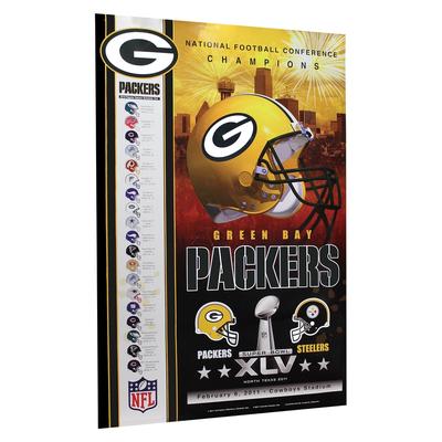 Green Bay Packers 2010 NFC Conference Champions Poster