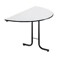 Table pliante modulaire 1/2 Rond Ø 140 cm - Gris