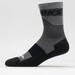 Brooks High Point Crew Sock Socks Asphalt/Black