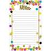 Teacher Created Resources Confetti Notepad 5 x 8 50 Sheets Per Pad Pack of 6