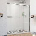 DreamLine Alliance Pro BG 56-60 in. W x 70 3/8 in. H Semi-Frameless Sliding Shower Door Tempered Glass in Gray | 70.38 H x 0.19 D in | Wayfair