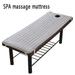 Mattress for Massage Table Bed with Hole Beauty Salon Pad Non-Slip Cushion 185X70cm Gray