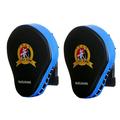 Frcolor 1 Pair of Punching Mitts MMA Boxing Mitt Focus Punch Pad Training Glove Karate Muay Thai Kick (Black and Blue)