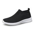 Mens Walking Tennis Gym Athletic Shoes Fashion Sneakers Casual Ligthweight Workout Sports Shoes Comfortable Breathable Slip on Shoes for Jogging Black Size 9