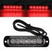 DC 12-24V 18W Red 6LED Car Truck Safety Urgent Always Bright Light Lamp