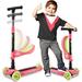 SereneLife 3 Wheeled Scooter for Kids - 2-in-1 Sit/Stand Child Toddlers Toy Scooters