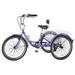 Lilypelle Tricycle 24 Wheels 7-Speed Trike 3 Wheels Colorful Bike with Basket Adults Exercise Shopping Picnic Outdoor Activities