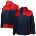 Men's Columbia Navy Atlanta Braves Flash Forward Challenger Omni-Shade Full-Zip Windbreaker