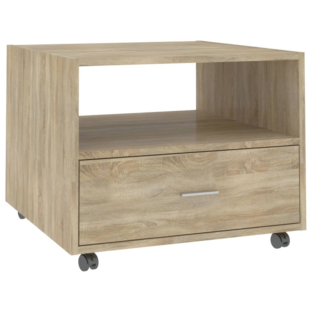 vidaXL Couchtisch Sonoma-Eiche 55x55x40 cm Holzwerkstoff Image