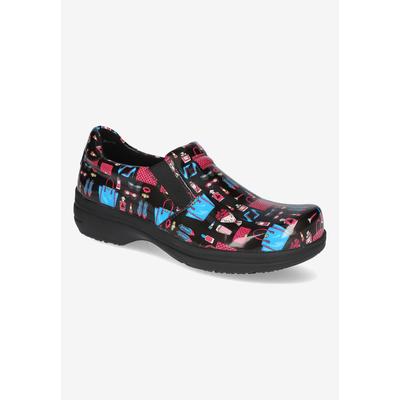 Women's Bind Slip-Ons by Easy Works by Easy Street by Easy Street in Women Patent (Size 7 1/2 M)
