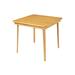 Straight Edge Wood Folding Card Table by Stakmore in Oak