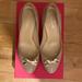 Kate Spade Shoes | Kate Spade Bow Accented Heels | Color: Tan | Size: 7