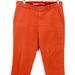 J. Crew Pants & Jumpsuits | J Crew Chino Pants Waverly Women's Dark Orange City Low Rise Pants Zip Fly Sz 8" | Color: Orange | Size: 8