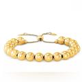 Giani Bernini Jewelry | Beaded Bolo Bracelet In 18k Gold Over Silver | Color: Gold | Size: Os