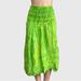 Free People Skirts | 2 In One Tiedye Skirt/Dress | Color: Green | Size: One Size