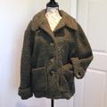 Free People Jackets & Coats | Free People Peacoat Jacket Small Green Women Jacket | Color: Green | Size: S
