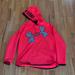 Under Armour Shirts & Tops | Girls Under Armour, Youth Xl, Hooded Sweatshirt W/Front Pocket, Pinkish-Orange | Color: Pink | Size: Xlg