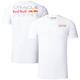 "T-shirt à grand logo Oracle Red Bull Racing - Blanc - Unisexe - unisexe Taille: XL"