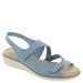 Easy Street Bound - Womens 8 Blue Sandal W2