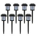 Solar Outdoor Lights 8 Pack Waterproof Solar Pathway Lights LED Landscape Lighting Solar Garden Lights Solar Lights for Walkway Path Driveway Patio Yard & Lawn