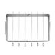 Labakihah Kitchen Accessories Barbecue Skewer Rack Barbecue Skewer and Barbecue Skewer Portable Durable Folding Barbecue Rack Camping Barbecue Picnic Barbecue Rack