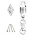 Frehsky accessories Hook Basket Hanging Set Accessories Swing Hanging Chair Chair Sandbag Wicker Tools & Home Improvement