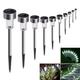 Solar Outdoor Lights 24 Pack Stainless Steel Solar Lights Outdoor Waterproof LED Pathway Lights Outdoor Solar Lights Solar Garden Lights for Patio Lawn Yard and Landscape