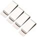 Labakihah Money Wallet Steel Clip Stainless Metal 4Pcs Clip and for Women Men Tools & Home Improvement Faucets Wallet