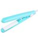 Curling Iron Curler Travel Mini Hair Flat Iron Travel Wireless Portable USB Rechargeable Straighteners Blue US