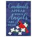 Collections Etc Cardinals Appear When Angels Are Near Applique Garden Flag