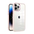 Clear Case Designed for iPhone 14 Pro Max Heavy Duty Clear Case Shock Proof Shatter Resistant Protective Silicone Bumper Phone Case Slim Transparent Cover for iPhone 14 Pro Max Color Pink