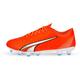 PUMA Herren Fussball-Rasenschuhe ULTRA PLAY FG/AG, Größe 41 in ULTRA ORANGE-PUMA WHITE-BLUE G