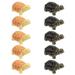 Frcolor 10Pcs Miniature Turtle Figurines Fairy Garden Tortoise Plant Pots Fish Tank