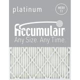 21x23x1 (Actual Size) Accumulair Platinum 1-Inch Filter (MERV 11) (4 Pack)