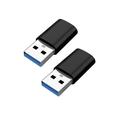 USB 3.1 USB C Female to USB Male Adapter 1Gbps 3A Fast Charging USB to USB C Adapter USB A to USB C Adapter Female USB C Adapter for Laptops Logitech StreamCam etc