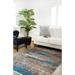 BESPOKY Modern Area Rug Home Decor Carpet Rectangle Room Carpets Blue Modern Rug Home Decorative Rugs for Living Room Aesthetic Rugs for Nursery Room Bedroom Rugs Soci