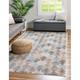 Rugs.com Eco Trellis Collection Rug â€“ 4 x 6 Multi Medium Rug Perfect For Entryways Kitchens Breakfast Nooks Accent Pieces