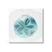 Stupell Industries Beachy Blue Sand Dollar Graphic Art Gallery Wrapped Canvas Print Wall Art Design by Kim Allen