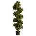 Nearly Natural 46 Boxwood Spiral Topiary Artificial Tree