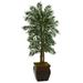 Nearly Natural 5 Parlor Palm Artificial Tree in Decorative Planter