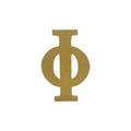 9 Wood Greek Letter Phi Î¦ Unfinished Fraternity and Sorority Greek Font Craft Cutout on 1-4 MDF
