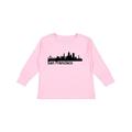 Inktastic San Francisco Skyline Boys or Girls Long Sleeve Toddler T-Shirt