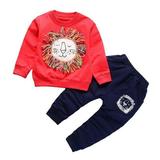 Fall Toddler Boy Outfits Winter Outfits for Boys 4t Toddler Cartoon Kids Tassels 2pcs Shirt Tops Boys Set Baby Girls Tracksuit T Outfits Pants Boys Outfits&Set Baby Boy 6 12 Months