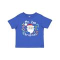 Inktastic My 2nd Christmas Santa with Candy Canes Boys or Girls Baby T-Shirt