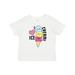 Inktastic I Love Ice Cream with Cute Ice Cream Cone Boys or Girls Baby T-Shirt