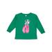 Inktastic Ballet Shoes Ballet Slippers Ballet Dance - Pink Girls Long Sleeve Toddler T-Shirt